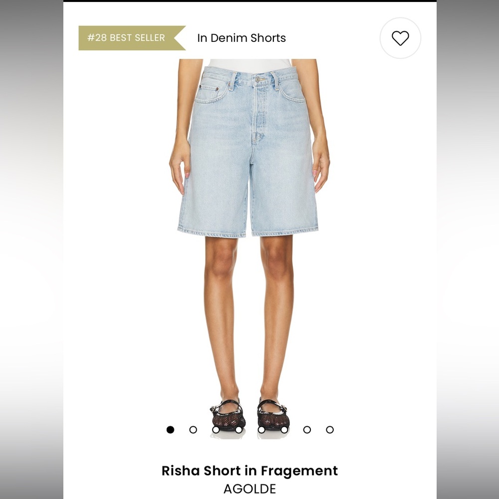 AGOLDE denim shorts